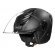Capacete Moto Aberto Ls2 Of616 S Airflow II Black Preto Fosco C/ Spoiler Masculino Feminino