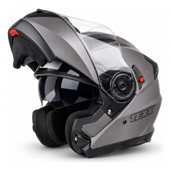 Capacete Moto Robocop Articulado Texx Gladiator V3 Escamoteável C/ Óculos Masculino Feminino