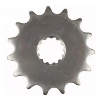 Pinhão Pião 15 Dentes Moto Suzuki  Intruder 125 Yes 125 Katana 125 Esportivo + Velocidade Final Reforçado Aço 1045