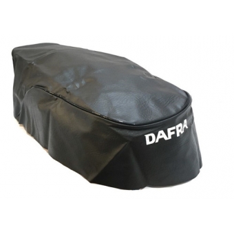 Capa De Banco Moto Dafra Super 100 Modelo Original Preta C/ Escrita