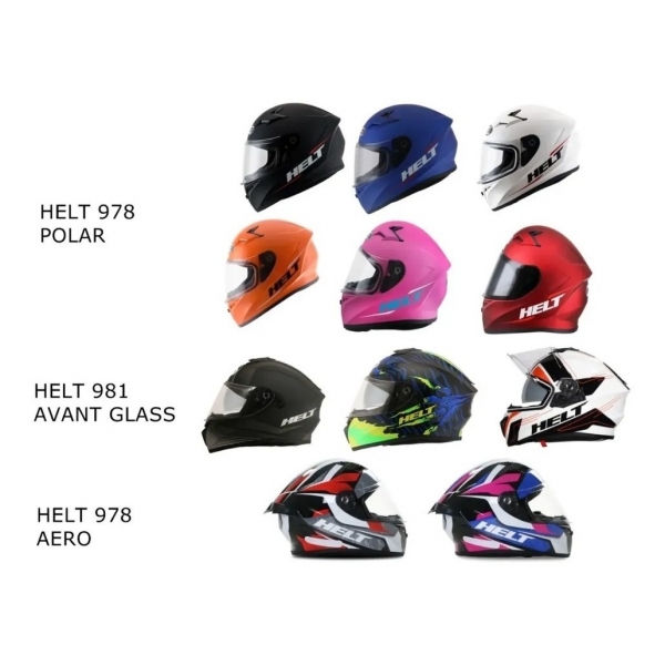 Viseira Capacete Helt 978 Polar / Helt 981 Avante Class Solar Espelhada Cromada Original Anti Risco - Espelhada