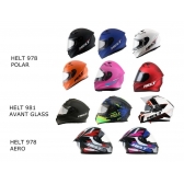 Viseira Capacete Helt 978 Polar / Helt 981 Avante Class Solar Espelhada Cromada Original Anti Risco - Espelhada