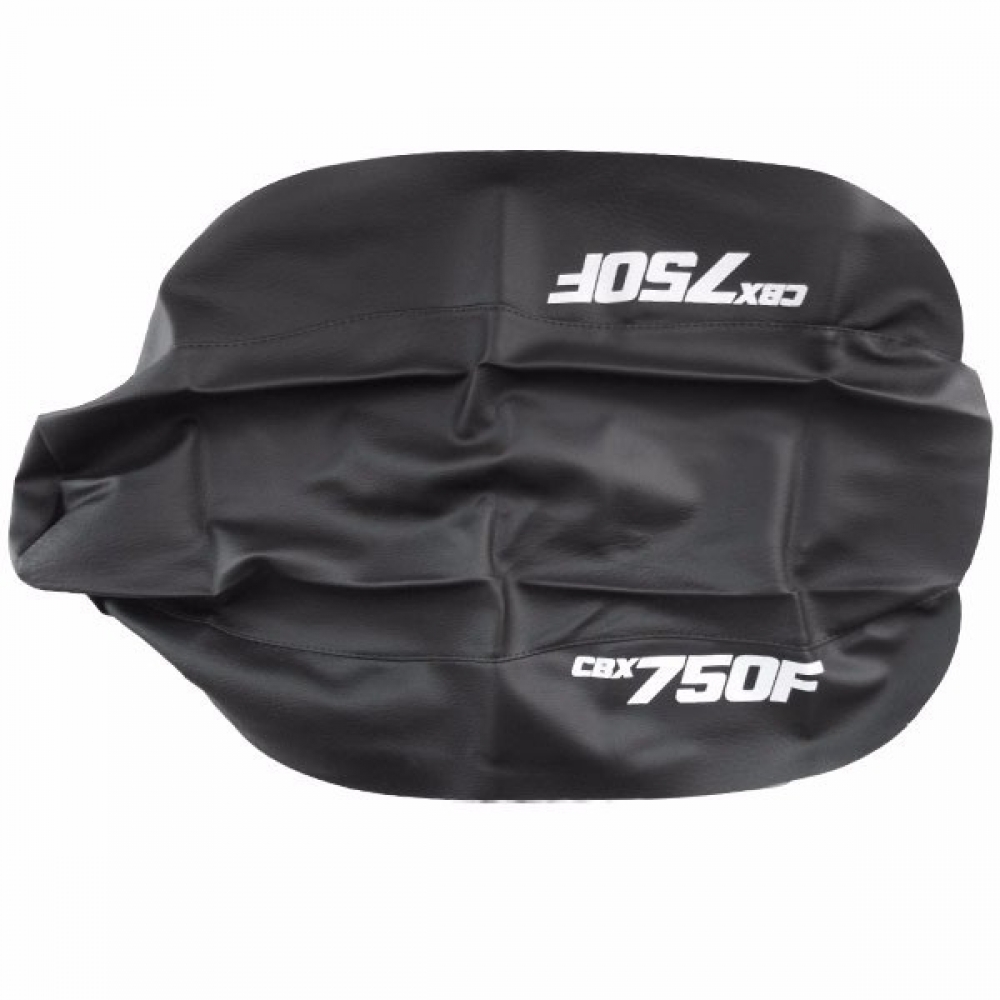 Capa De Banco Moto CbX 750 F Four Modelo Original C/ Escrita - Preto