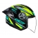 Capacete Moto Aberto Ls2 Of616 S Airflow II Draze Preto Amarelo C/ Spoiler Masculino Feminino