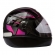 Capacete Moto Feminino Taurus San Marino Fórmula 1 Neo Preto Fosco Rosa Lançamento