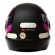 Capacete Moto Feminino Taurus San Marino Fórmula 1 Neo Preto Fosco Rosa Lançamento