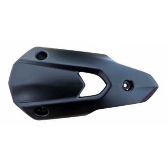 Protetor Escape Escapamento Moto Fazer 250 2018 19 20 2021 2022 2023 2024 Mod Original Preto