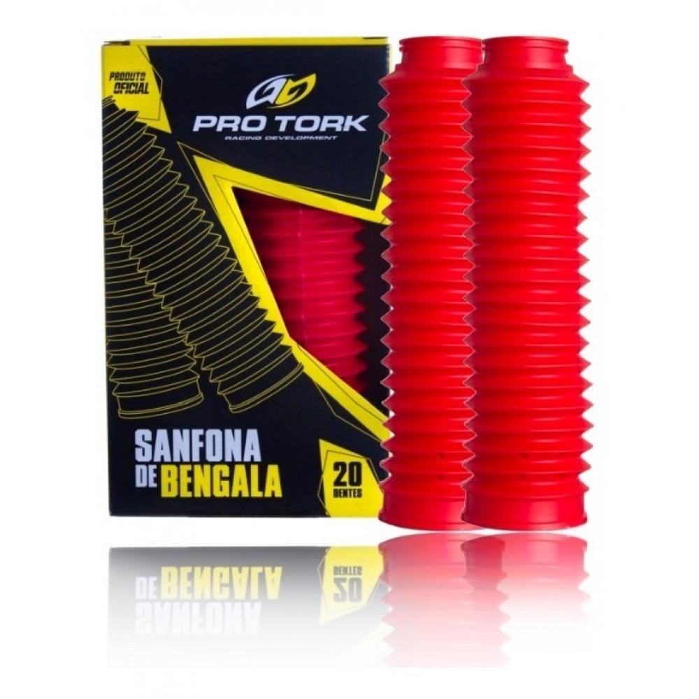 Sanfona Protetor Bengala Bengala Vermelha Moto Xtz 125 Nxr 125 Bros 150 160 Xre 190 Nx 150 Nx 200 125 20 Dentes