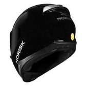 Capacete Moto Norisk Razor Monocolor Solid Black Preto C/ Selo Inmetro - Brilho