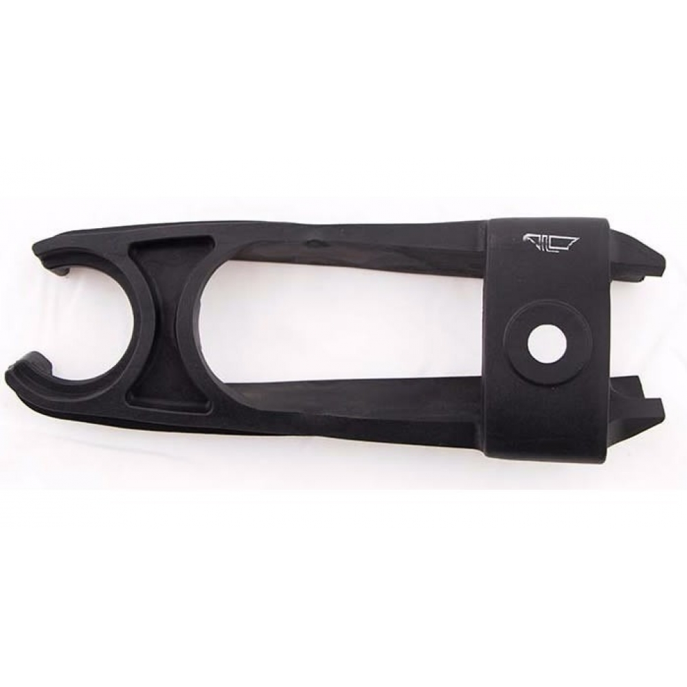 Saboneteira Guia Deslizador Corrente Transmissão Moto Fazer 250 Ys 250 Até 2017 Borracha Balança Modelo Original - Preto