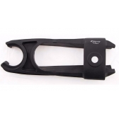 Saboneteira Guia Deslizador Corrente Transmissão Moto Fazer 250 Ys 250 Até 2017 Borracha Balança Modelo Original - Preto