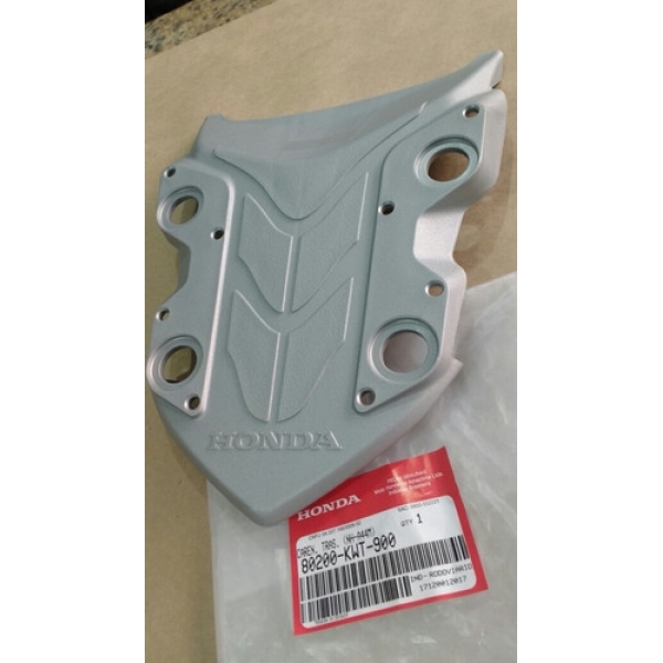 Rabeta Central Do Bagageiro Moto Xre 300 2010 2011 2012 2013 2014 2015 2016 2017 2018 Prata Original Honda