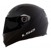 Capacete Moto Fechado Ls2 Ff358 Classic Monocolor Preto Fosco Esportivo C/ Selo Inmetro