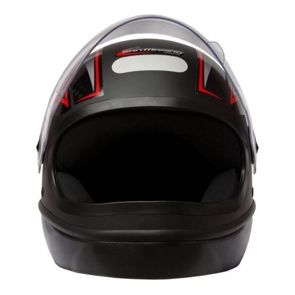 Capacete Moto Taurus Fórmula 1 Neo Preto Fosco Vermelho - Preto Vermelho