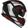 Capacete Moto Esportivo Fechado Norisk Strada 2 Evoque Branco Preto Vermelho C/ Óculos Lançamento