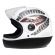 Capacete Taurus Formula 1R Viseira 2mm Modelo Novo - Branco