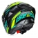 Capacete Moto Aberto Ls2 Of616 S Airflow II Draze Preto Amarelo C/ Spoiler Masculino Feminino
