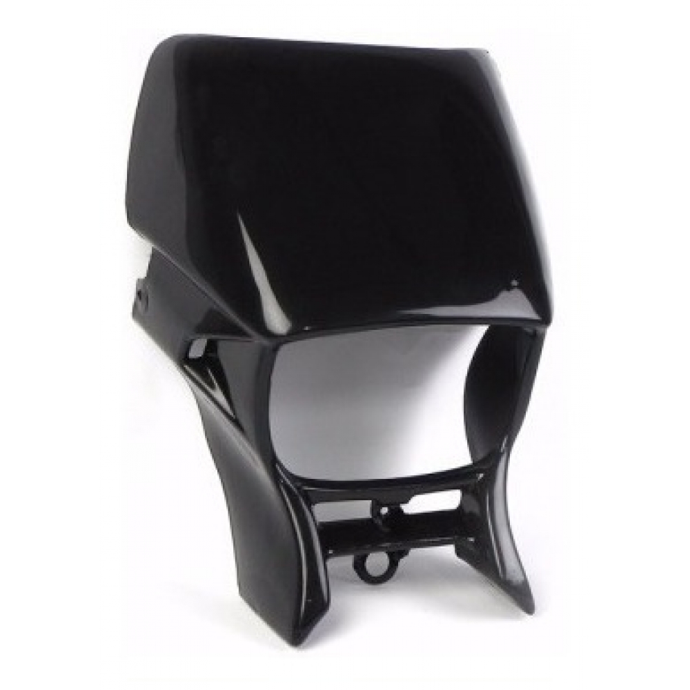 Mascara Frontal Do Farol Yamaha Xt225 Xt 225 Preta Carenagem Modelo Original S/ Adesivo - Preto