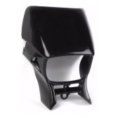 Mascara Frontal Do Farol Yamaha Xt225 Xt 225 Preta Carenagem Modelo Original S/ Adesivo - Preto