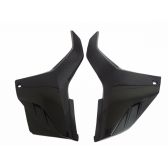 Par De Tampa Lateral Moto Cg Fan 150 2014 2015 Carenagem Modelo Original S/ Adesivo - Preta