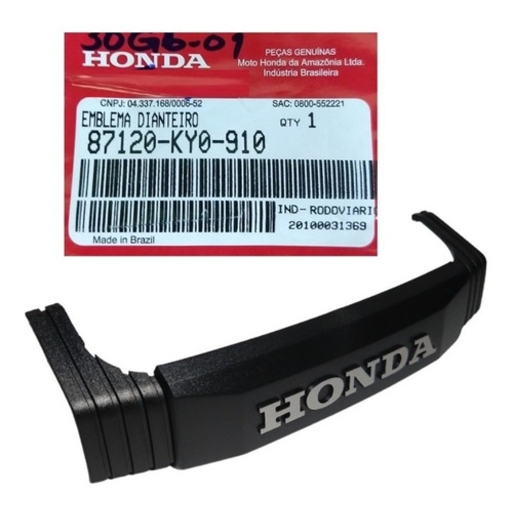 Emblema Frontal Today 125 Titan 125 95 A 99 Original Honda