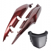 Rabeta Completa Moto Titan 150 Fan 150 2011 2012 Vermelho Vinho Modelo Original