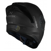 Capacete Moto Robocop Escamoteável Norisk Force 2 Preto Fosco Articulado C/ Óculos E Selo Inmetro - Preto Cinza Fosco