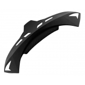 Aerofólio Estabilizador Traseiro Capacete Mixs Mx 2 / Fokker Mx2 / Mixs Gladiator / Pro Tork Evolution G4 G5 G5 G7 Preto - Preto