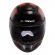 Capacete Moto Fechado Ls2 Ff808 Stream 2 Fury Preto Vermelho C/ Óculos Masculino Feminino