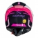 Capacete Moto Feminino Norisk Flow Run Rosa Roxo C/ Spoiler + Viseira Extra Lançamento