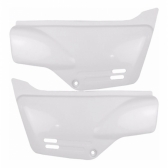 Par De Tampa Carenagem Lateral Honda Xlr 125 1997 1998 1999 2000 2001 2002 Branca Modelo Original