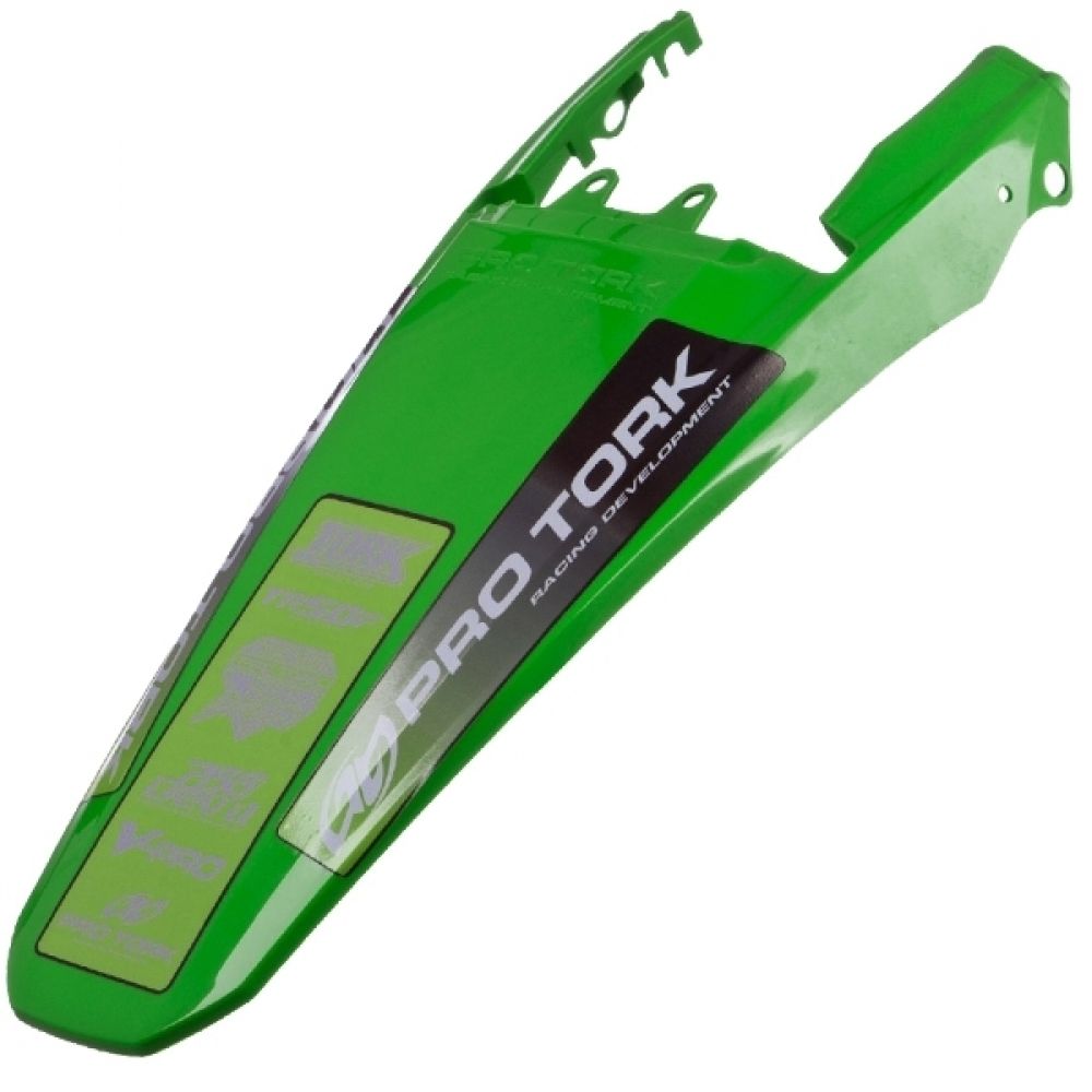 Paralama Traseiro Modelo Xr 250 Tornado Motocross Trilha Off Road Pro Tork - Verde
