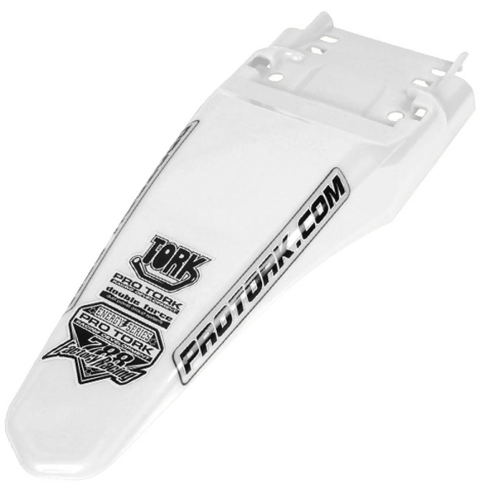 Paralama Traseiro Universal Mx2 Motocross Trilha Off Road Pro Tork - Branco