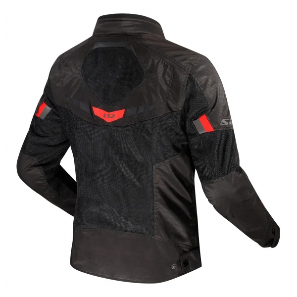 Jaqueta Masculina Moto Ls2 Garda Motociclista Verão Ventilada C/ Proteções