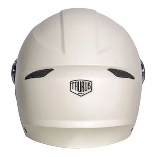 Capacete Moto Aberto Feminino Masculino Joy 23 San Marino By Taurus Custom Vintage Bege C/ Acabamento Interno Couro - Bege