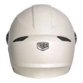 Capacete Moto Aberto Feminino Masculino Joy 23 San Marino By Taurus Custom Vintage Bege C/ Acabamento Interno Couro - Bege