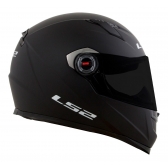 Capacete Moto Fechado Ls2 Ff358 Classic Monocolor Preto Fosco Esportivo C/ Selo Inmetro