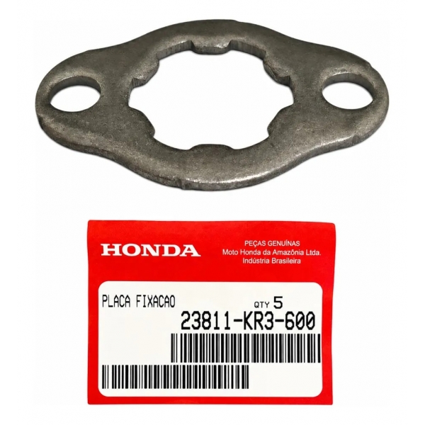 Trava Fixação Pinhão Pião Moto Titan Bros 125 150 Strada 200 Crf 230 Xlr 125 Original Honda - Completa