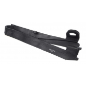 Saboneteira Guia Deslizador Corrente Transmissão Moto Honda Xlr 125 / Nx 200 Borracha Balança Mod Original - Preto