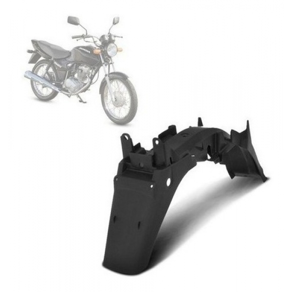 Paralama Traseiro Suporte Placa Moto Cg Fan 125 2004 2005 2006 2007 2008 Modelo Original