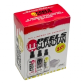 Kit Para Manutenção Limpeza Viseira Capacete E Anti Odor Peels Guardian 3x1