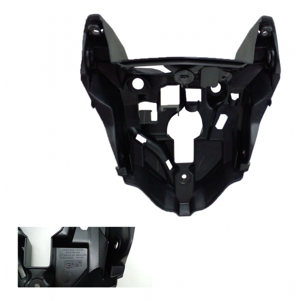 Carcaça Tampa Suporte Traseiro Aranha Farol Nxr Bros 160 2018 2019 2020 2021 Original Honda