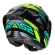 Capacete Moto Aberto Ls2 Of616 S Airflow II Draze Preto Amarelo C/ Spoiler Masculino Feminino