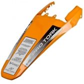 Paralama Traseiro Modelo Xr 250 Tornado Motocross Trilha Off Road Pro Tork - Laranja