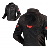 Jaqueta Masculina Moto Ls2 Garda Motociclista Verão Ventilada C/ Proteções