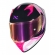 Capacete Moto Feminino Norisk Flow Run Rosa Roxo C/ Spoiler + Viseira Extra Lançamento