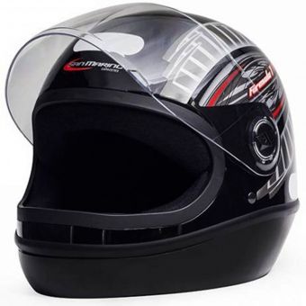 Capacete Fechado Taurus San Marino Formula 1R Viseira 2mm