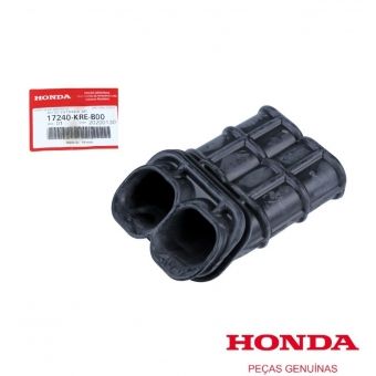 Borracha Duto Condutor Tampa Filtro Ar Moto Nxr Bros 125 150 Bros 160 Xre 190 Original Honda