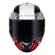 Capacete Moto Esportivo LS2 FF810 Vigo Flight C/ Spoiler Masculino Feminino Lançamento - Branco Azul
