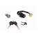 Kit Chave Contato Miolo Ignição Moto Honda Biz 100 1998 1999 2000 2001 2002 2003 2004 2005 C/ Trava Banco